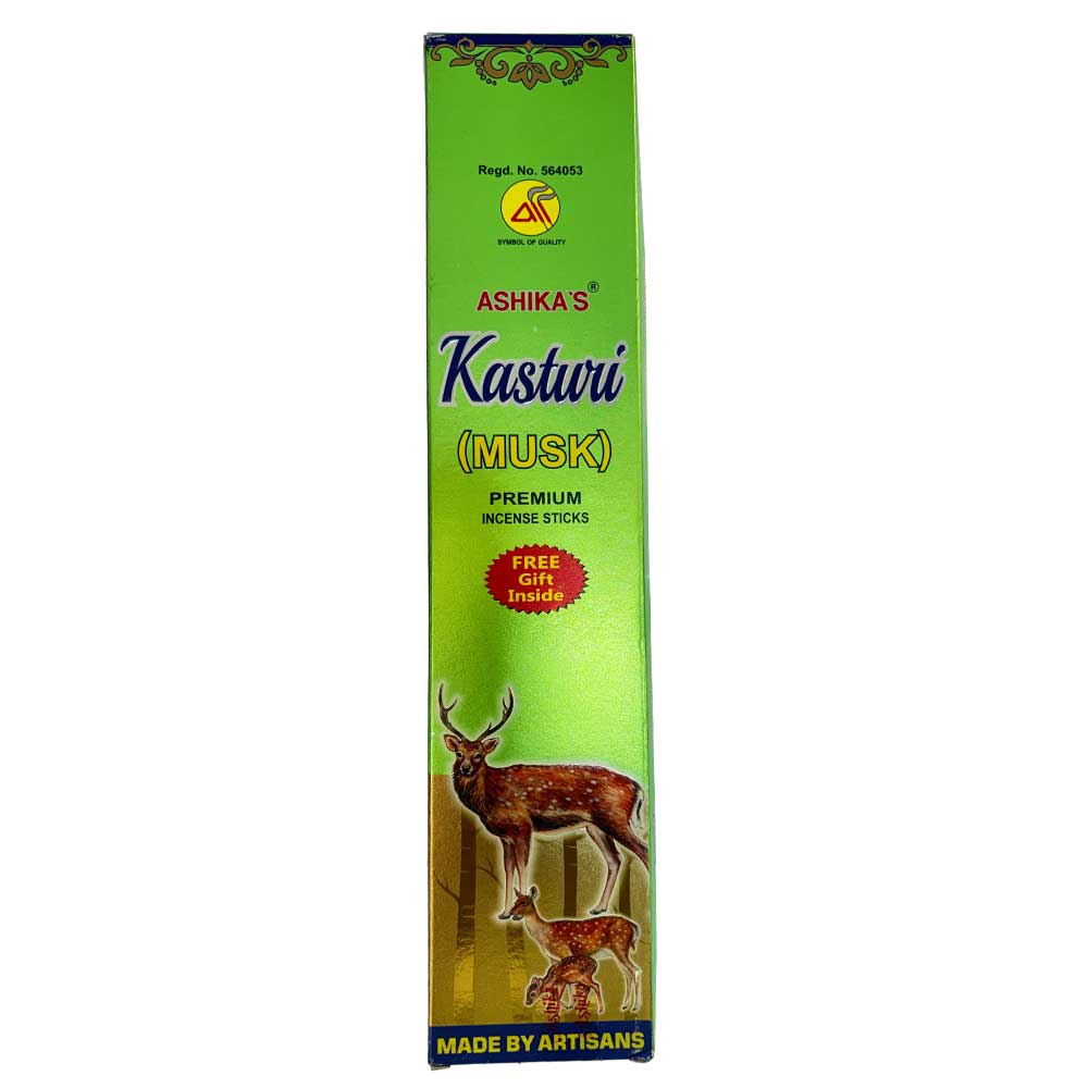 Ashika's Kasturi (Musk) Premium Incense Sticks