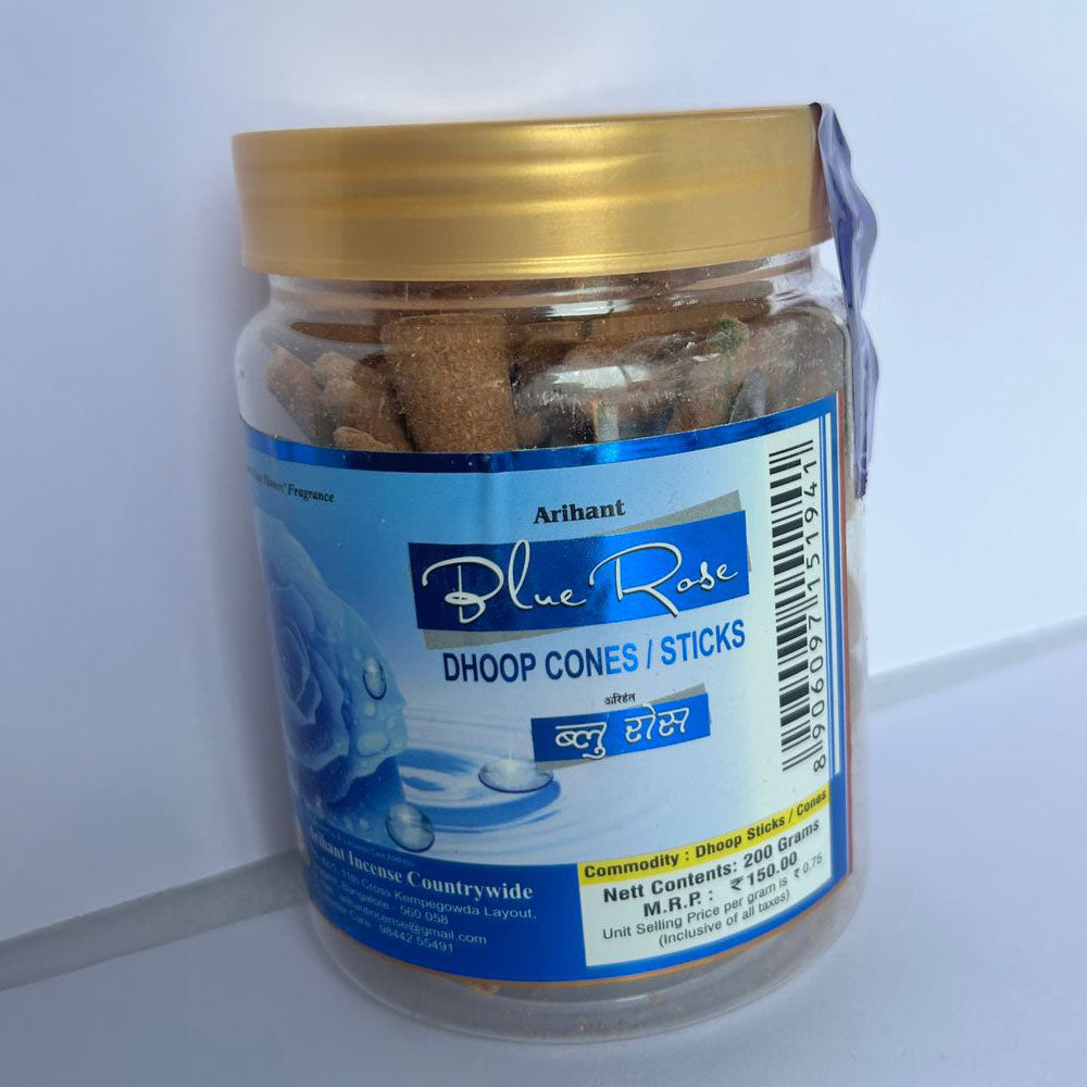 Blue Rose Dhoop Cone