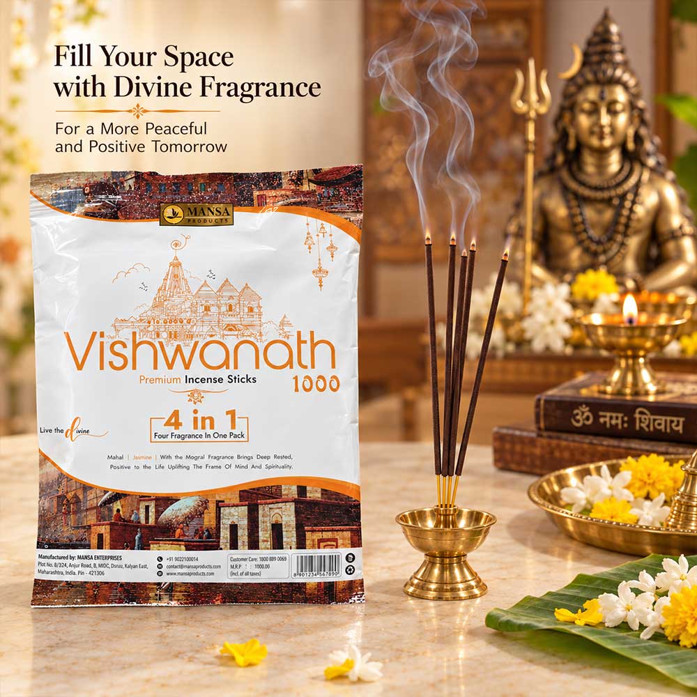 Vishwanath Premium Incense Sticks 4 in 1