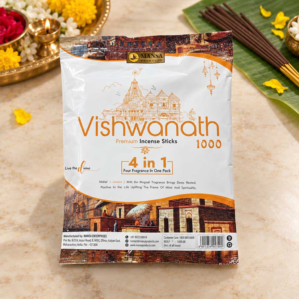 Vishwanath Premium Incense Sticks 4 in 1